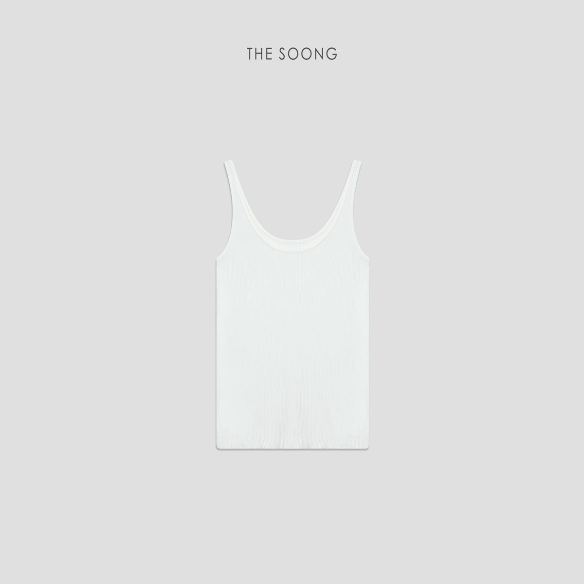 THESOONG/Wool Tencel Thin-Strap Vest Women's Summer U-Neck High-Stretch Ribbed Knit Camisole HWBX9384
