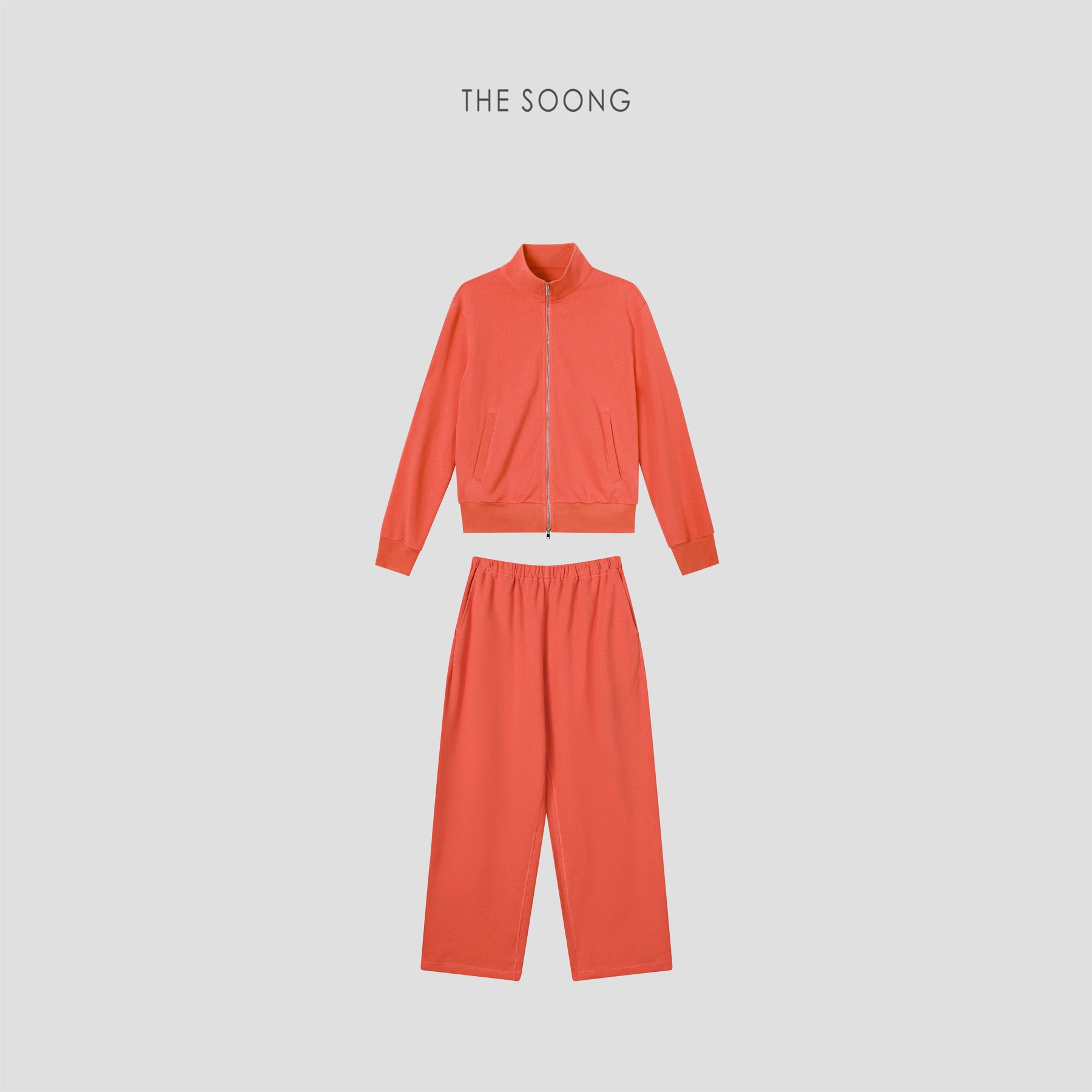 THESOONG / Everlasting Cotton Blend High-Count Soft Anti-Wrinkle Stand Collar Short Jacket Set 8995/8996