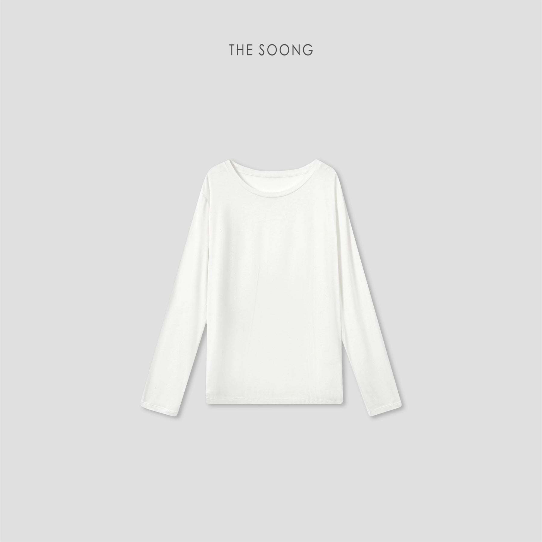 THESOONG / Summer Savior Tencel Linen Blend Silky Draped Anti-Pilling Breathable Long Sleeve T-Shirt 9121