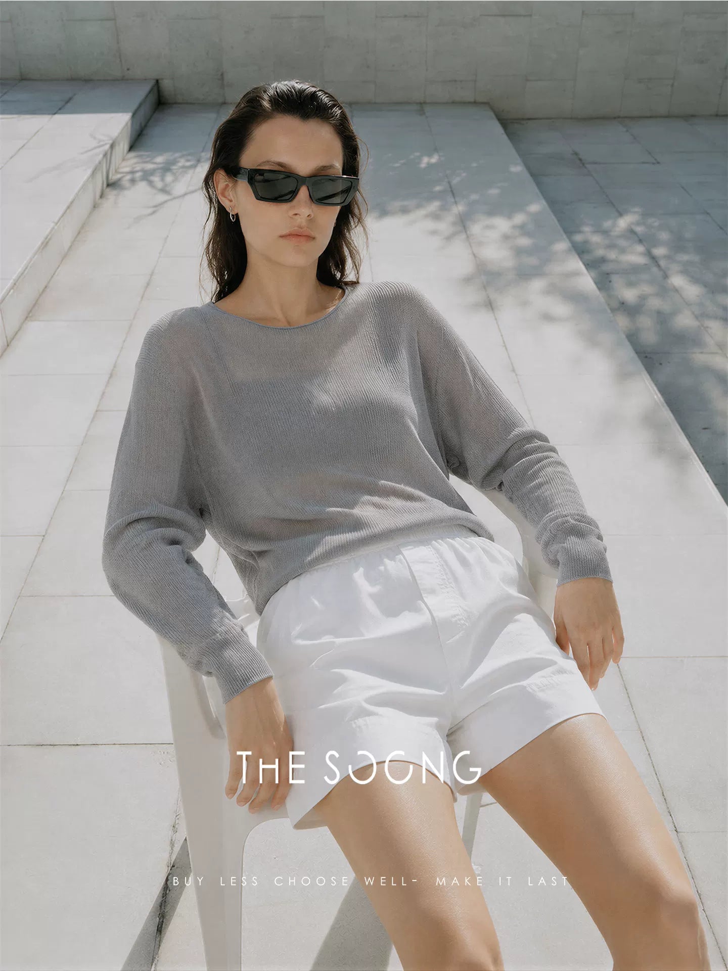 THESOONG/ Summer Thin Cotton Soft Crease Relaxed Fit Sporty Casual A-line Shorts for Women 4638