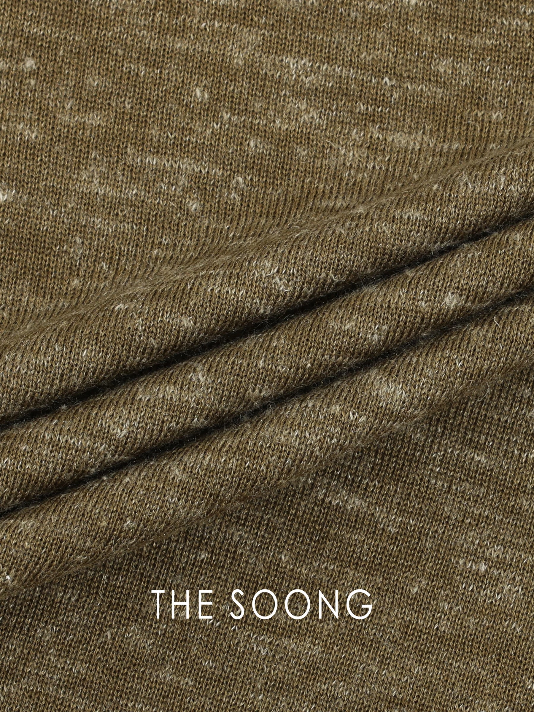 THESOONG/Lightweight Comfort Mulberry Silk High-Weight Blended Wool Round Neck Long-Sleeve Base Shirt 8581
