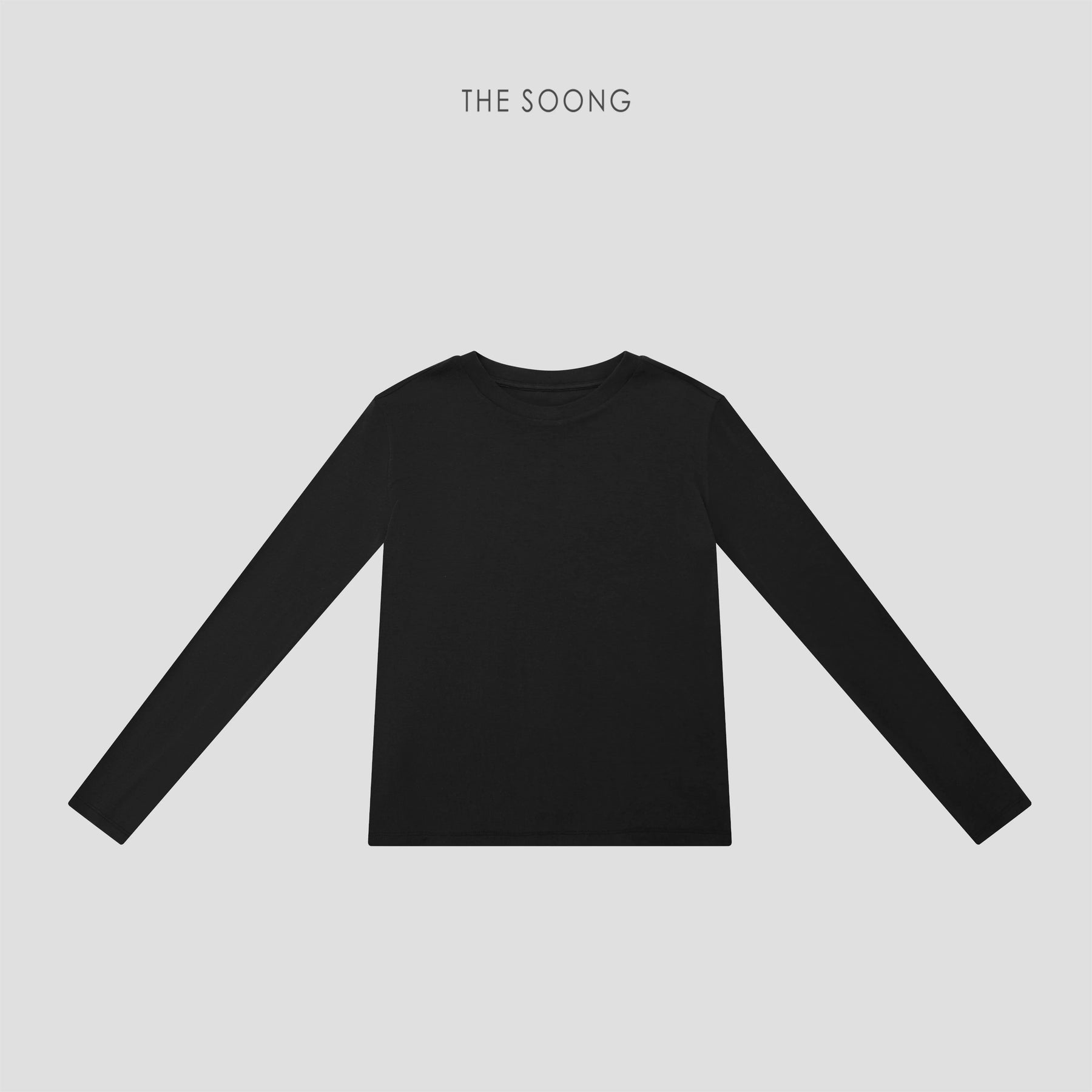 THESOONG/26s early spring new "nude skin texture" six-in-one long-sleeve top made of silk and wool 8184