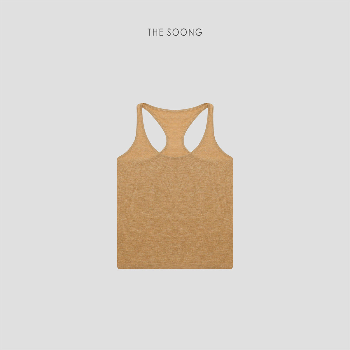 THESOONG / Tank Top 48 Fine Wool Linen Sleeveless Slim Racerback Tank Top for Women 8498