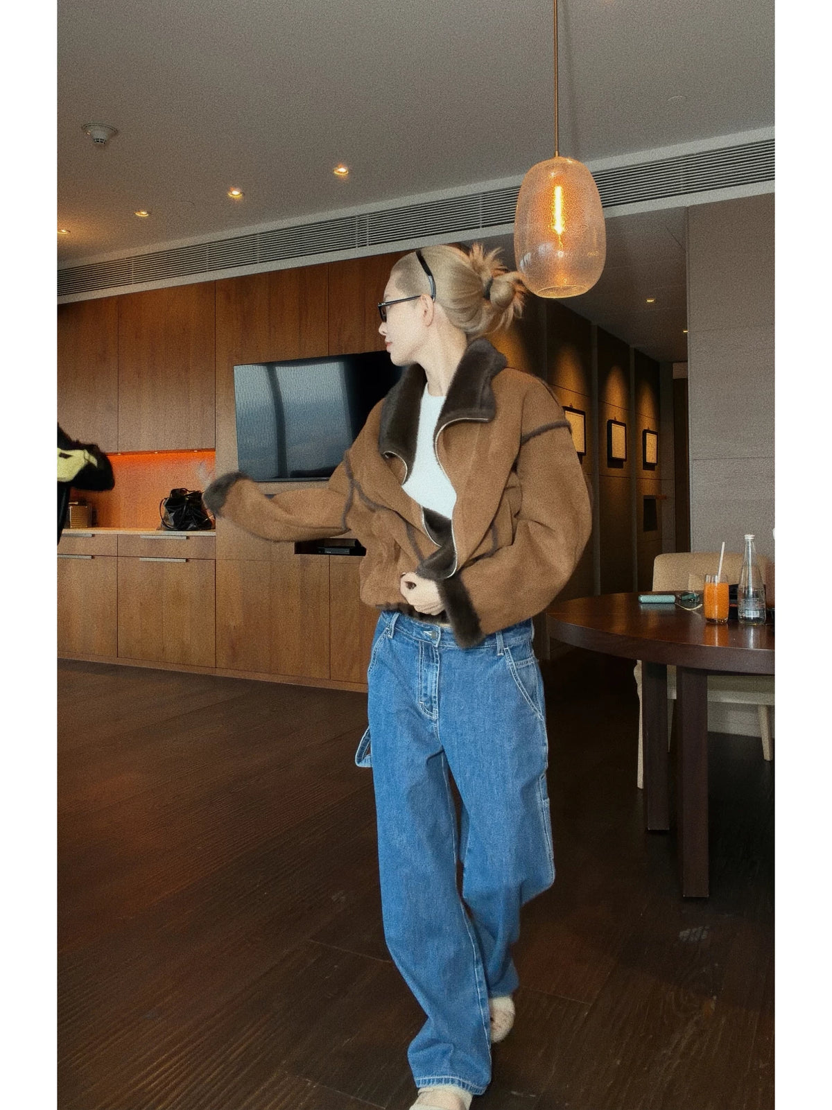 THESOONG/Toast Jacket 0.13D Island Ultra-Fine Suede High-Density Woven Warm Jacket 9570