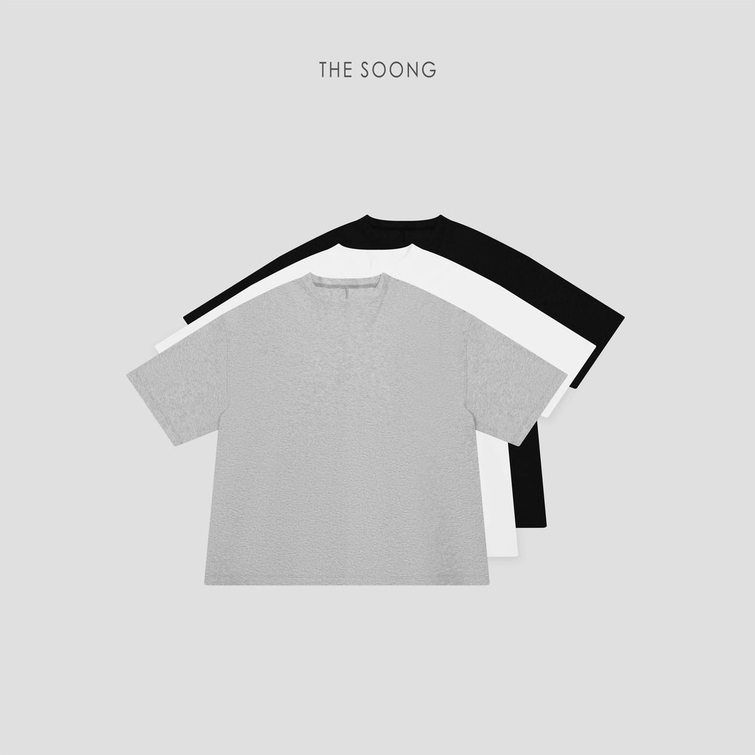 THESOONG/Natural Sensory 100% Imported Australian Cotton Plush Breathable Relaxed Round Neck T-Shirt 8771