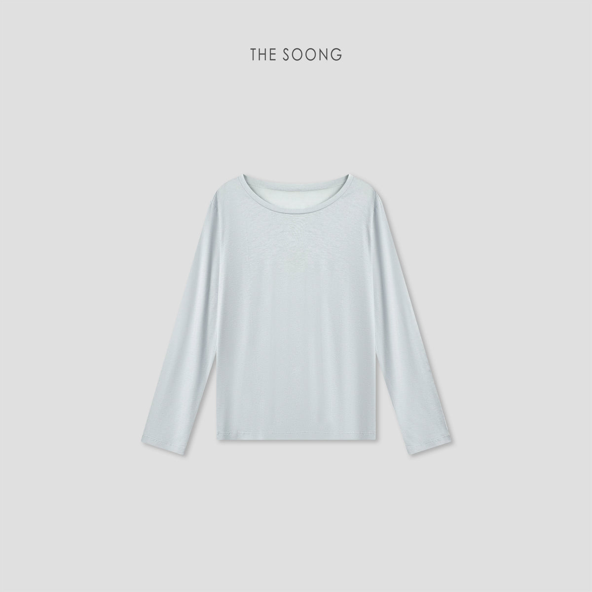 THESOONG / Summer Savior Tencel Linen Blend Silky Draped Anti-Pilling Breathable Long Sleeve T-Shirt 9121