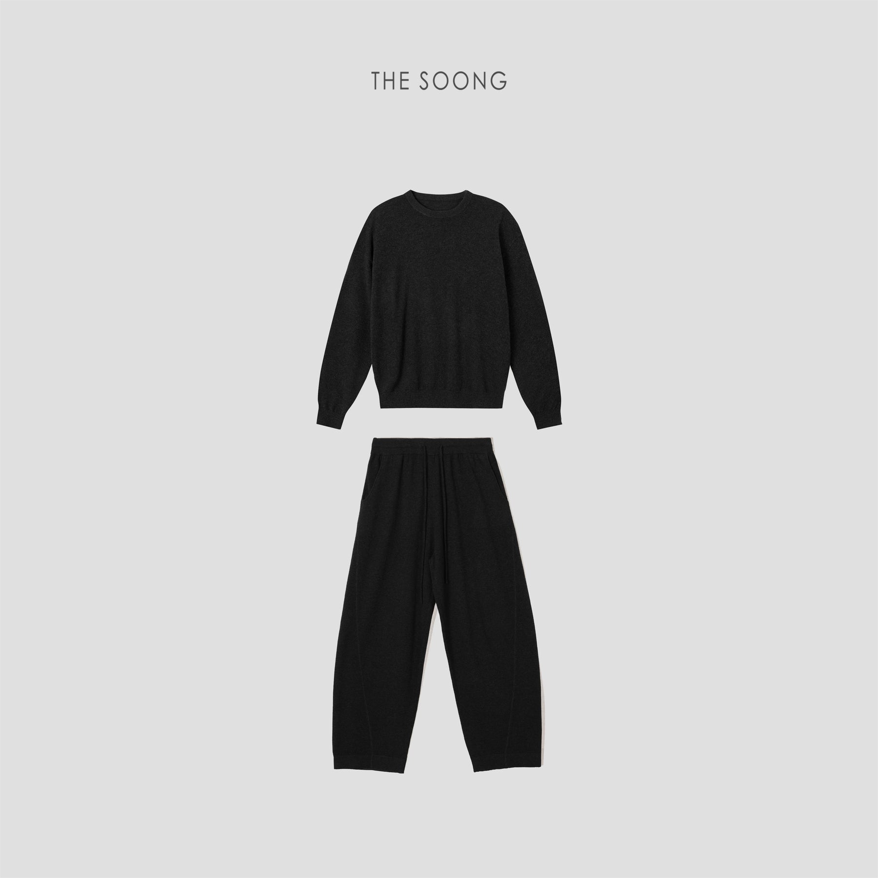THESOONG / In the clouds, Australian imported 90% wool 26-count 12-gauge casual suit for women 9283/9282