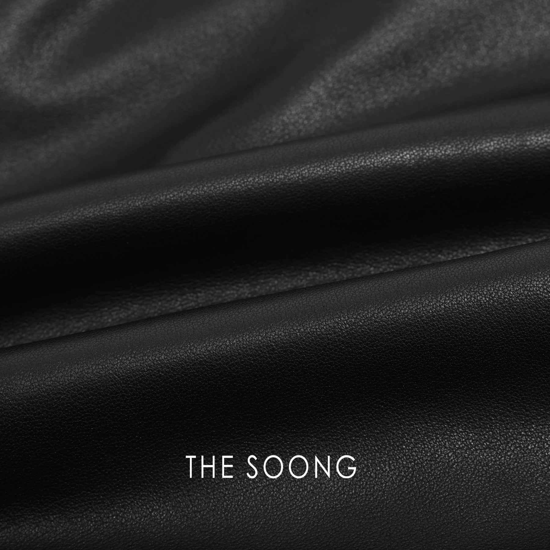 THESOONG/"Danish imported calf leather" minimalist tailored fashionable versatile slimming black leather pants for women 8582