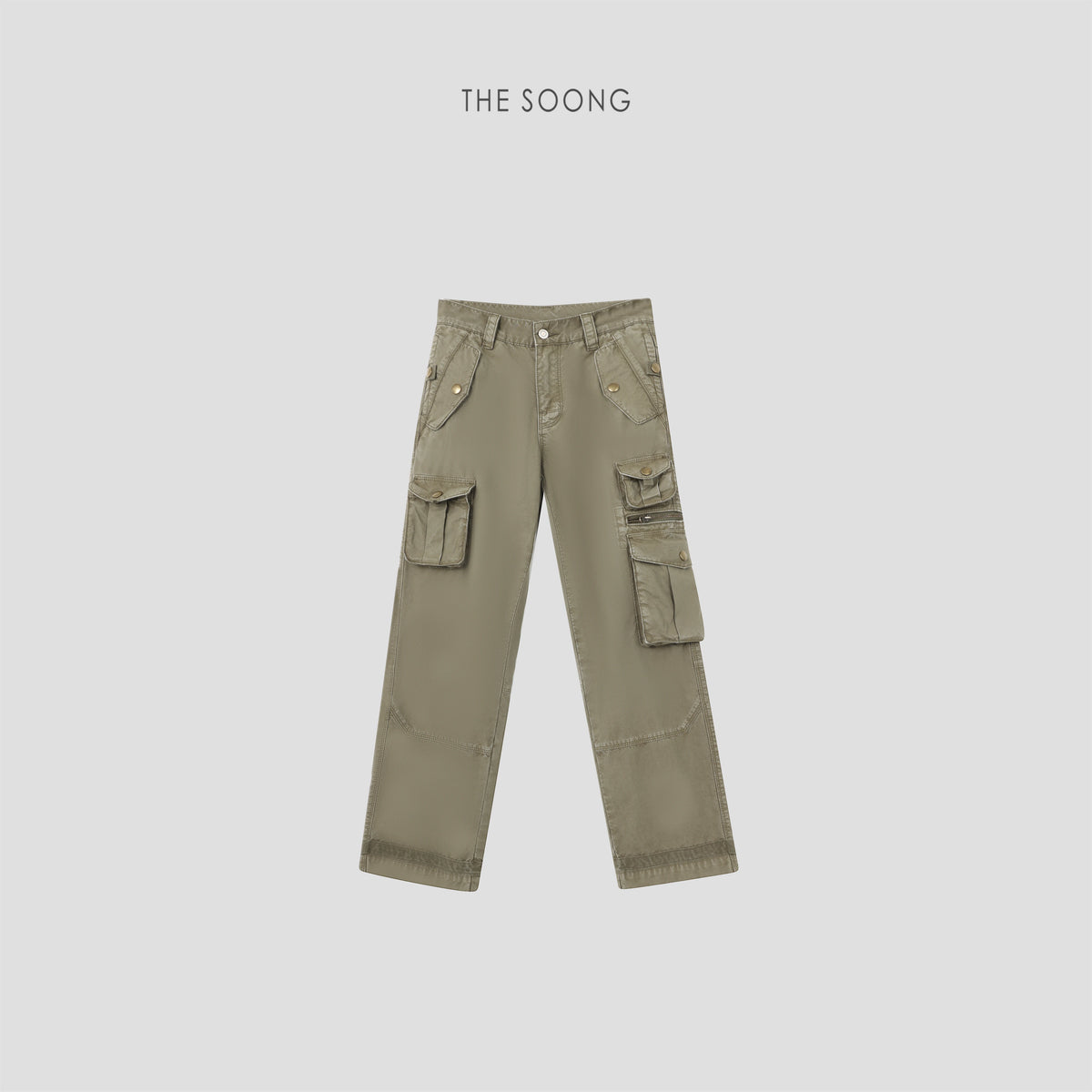 THESOONG / Rafu Yuan Year cargo workwear, 100% cotton reactive-dyed vintage workwear jeans 8998
