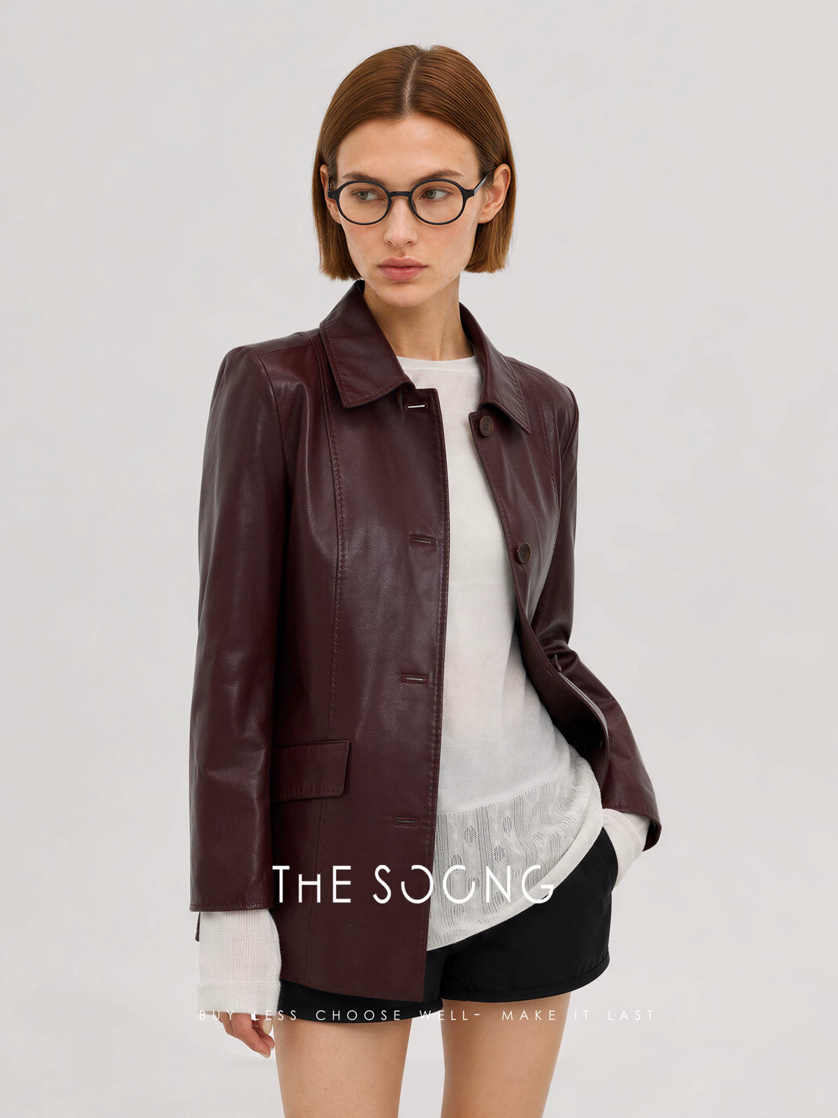 THESOONG/Cloud Fleece Soft Glow 90% Cashmere Silk Blend 14-Gauge Hollow Texture Crew Neck Sweater 8930
