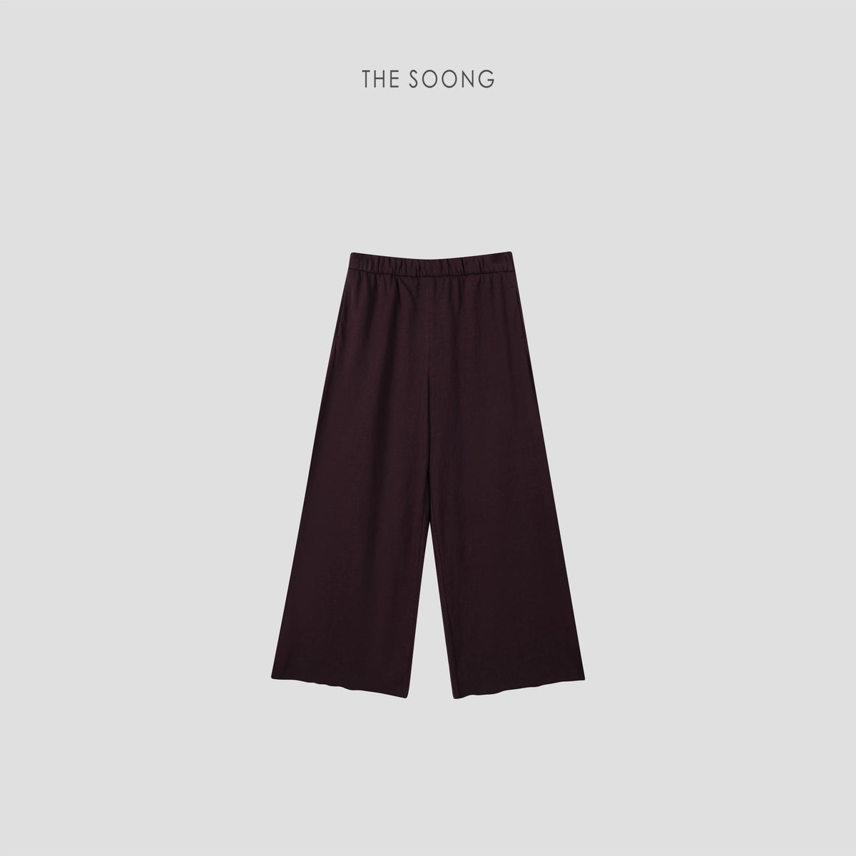 THESOONG/Relaxed Aesthetics Summer Thin High-Waist Draped Wide-Leg Pants Women Elastic Waist Casual Pants 8465