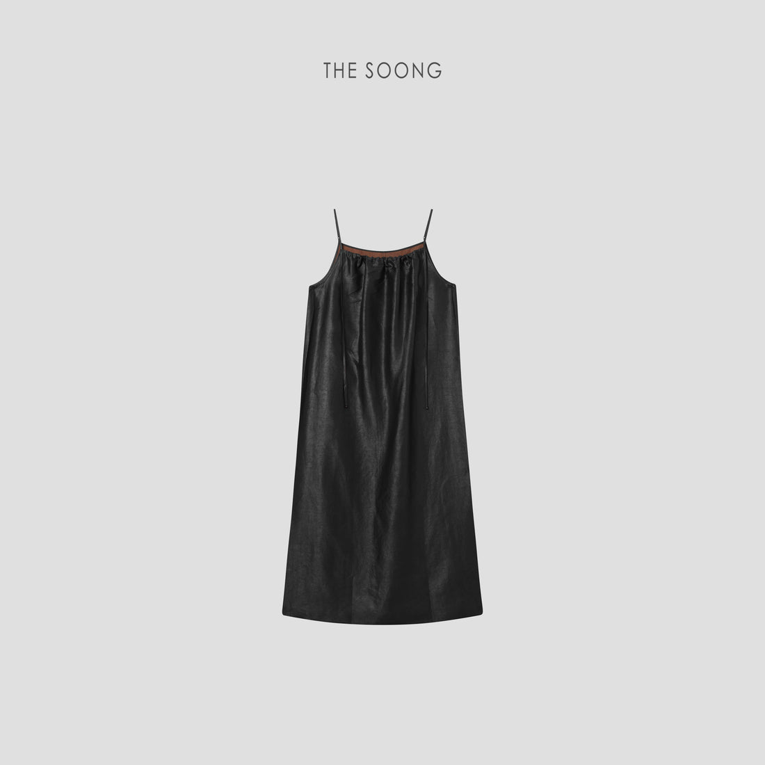 THESOONG/Verona Selection 26mm Cracked Pattern Mulberry Silk Xiangyun Yarn Textured Slip Dress