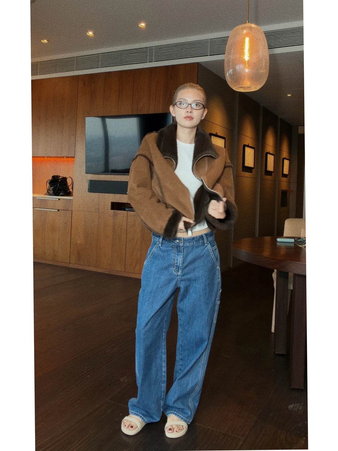 THESOONG/Toast Jacket 0.13D Island Ultra-Fine Suede High-Density Woven Warm Jacket 9570