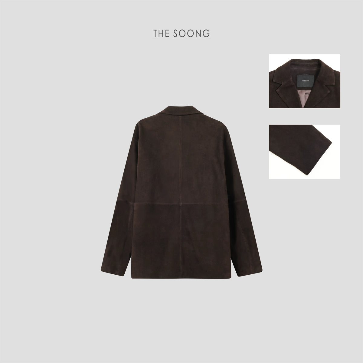 THESOONG/Hybrid Sheepskin Matte Matte Genuine Leather Jacket 8710