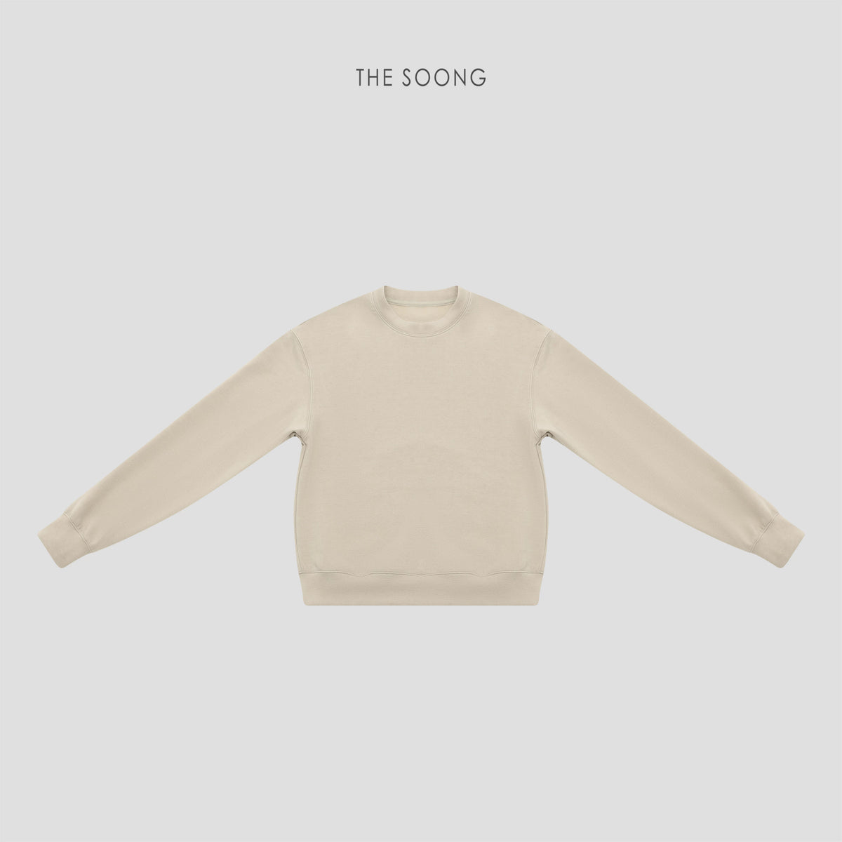 THESOONG/Autumn/Winter New Minimalist Style Tencel Wool Blend Round Neck Casual Pullover Sweatshirt for Women 8245