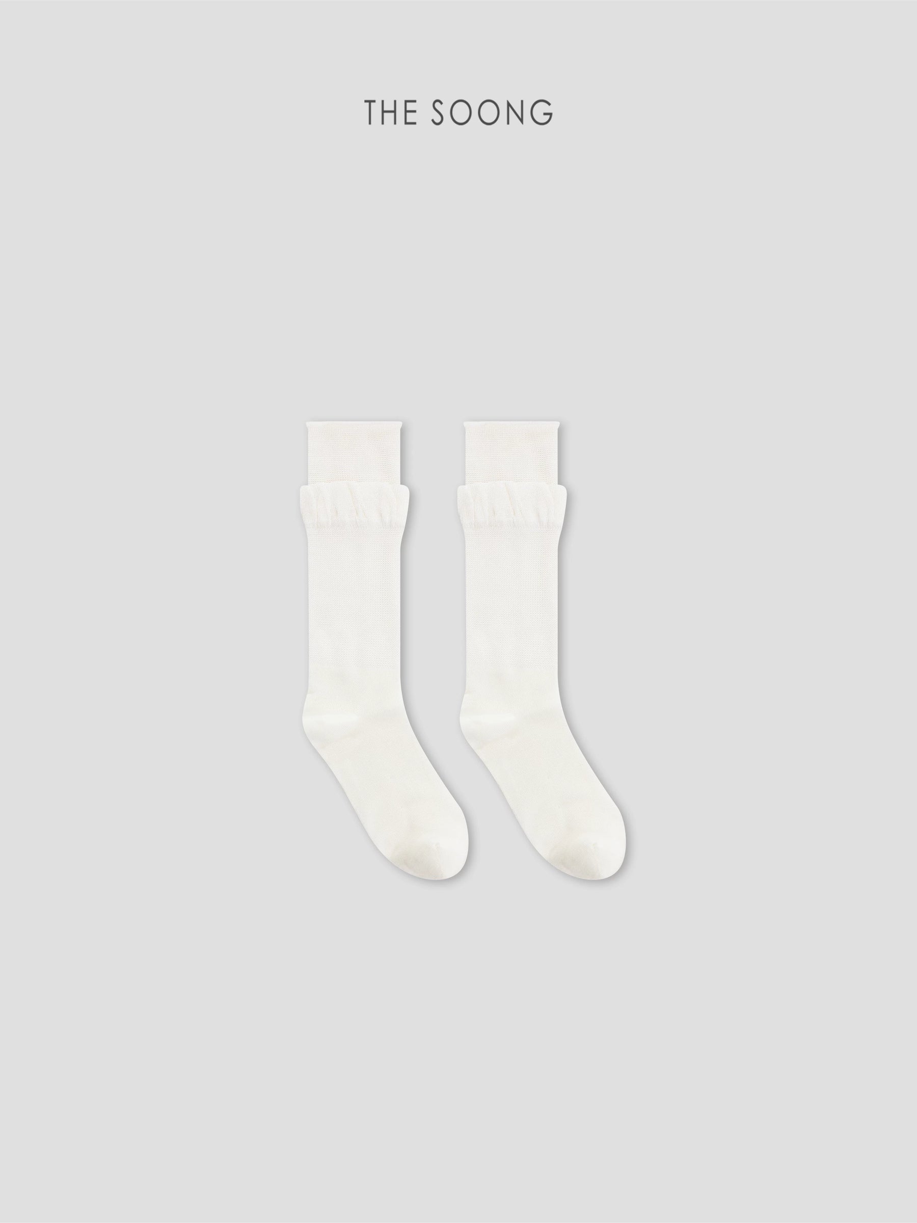 THESOONG/ Cloud-feel Silky, Premium Rayon, Seamless Hand-stitched Mesh Socks 9530