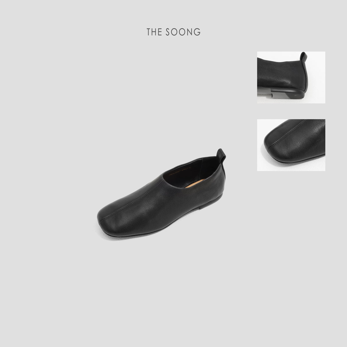 THESOONG / New Fashion Lambskin Comfortable Flat Versatile Slip-on Closed-toe Shoes HWXZ8587