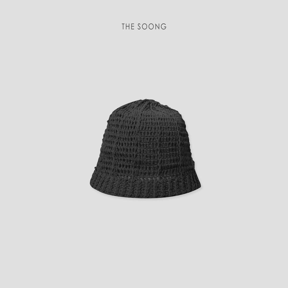 THESOONG/Pure handmade woven linen-cotton hollow versatile anti-pilling knitted hat 7260