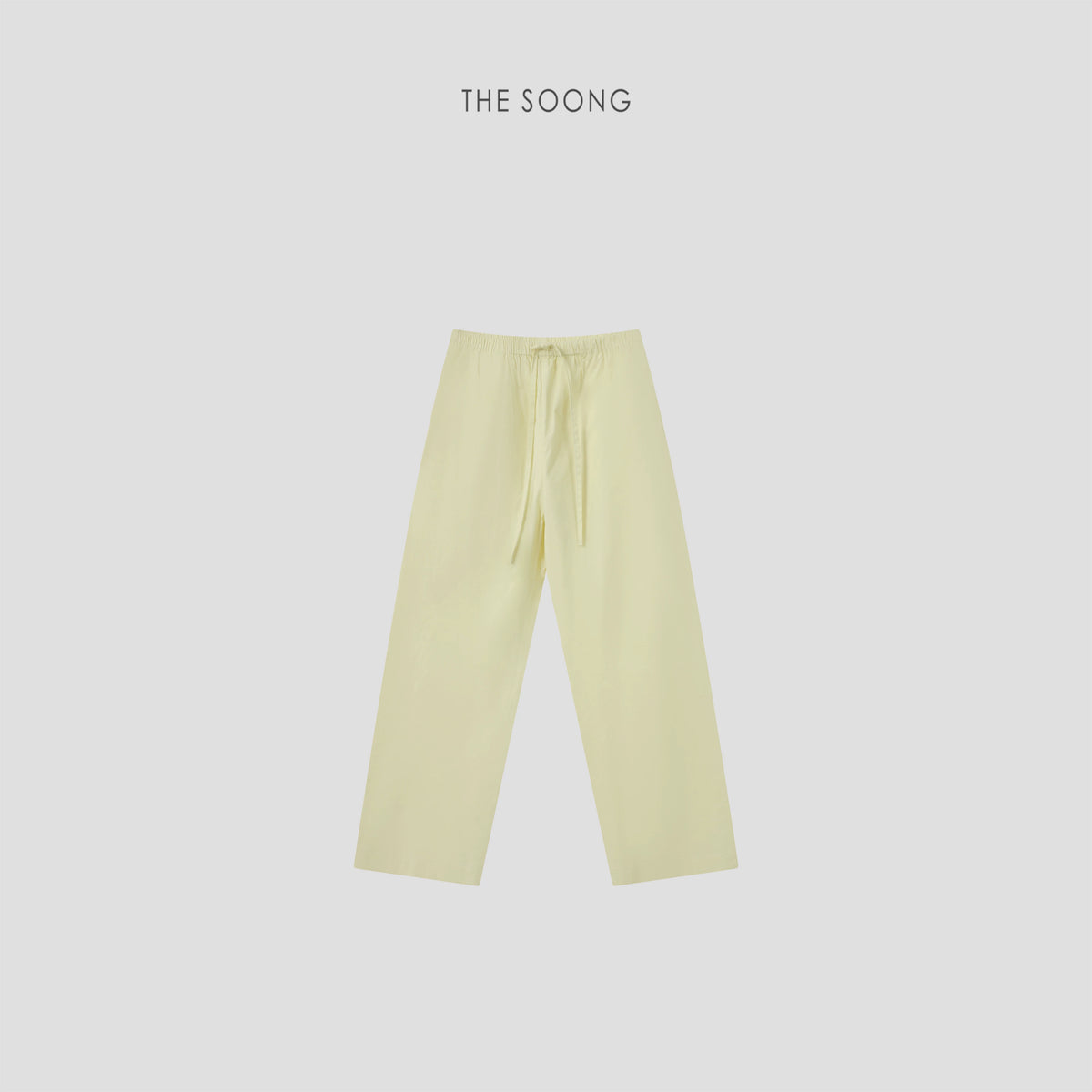 THESOONG/Rational Aesthetic High-Density Jacquard Elastic Mid-Waist Stretch Nine-Point Casual Pants for Women