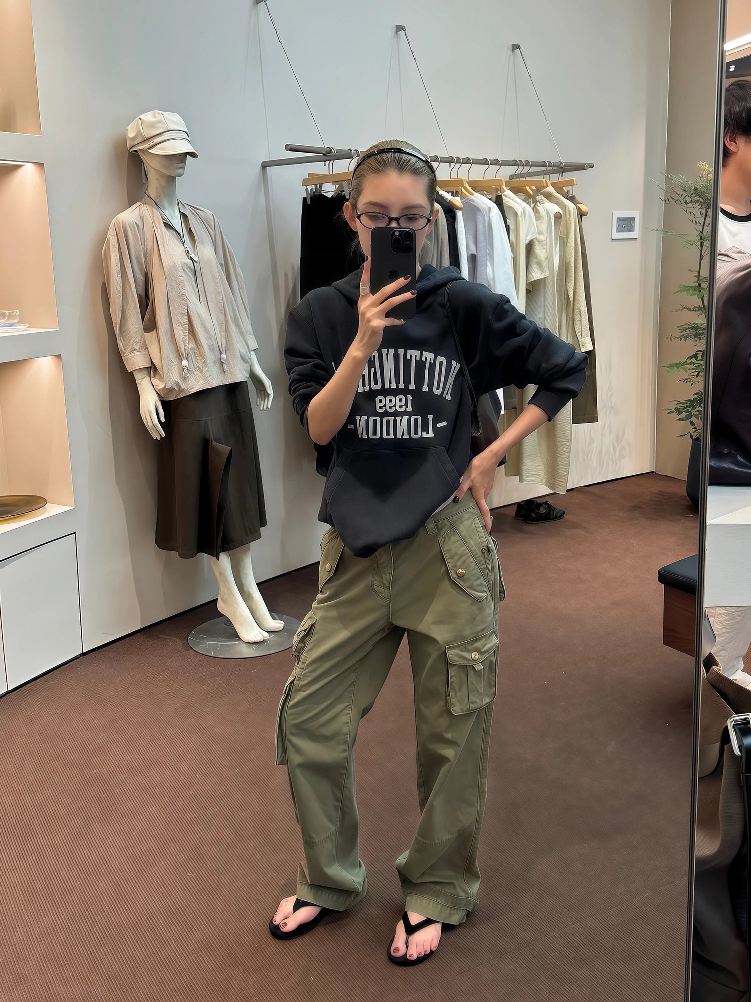 THESOONG / Rafu Yuan Year cargo workwear, 100% cotton reactive-dyed vintage workwear jeans 8998