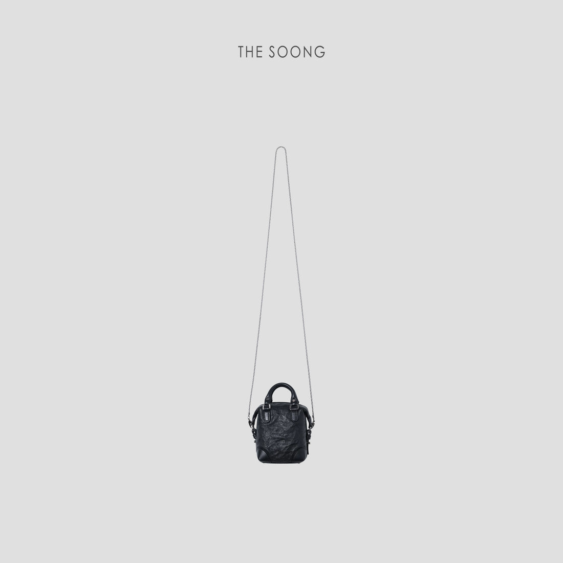 THESOONG/Lipstick Bag, Ruched Genuine Lambskin, High-End Exquisite Crossbody Bag 4110