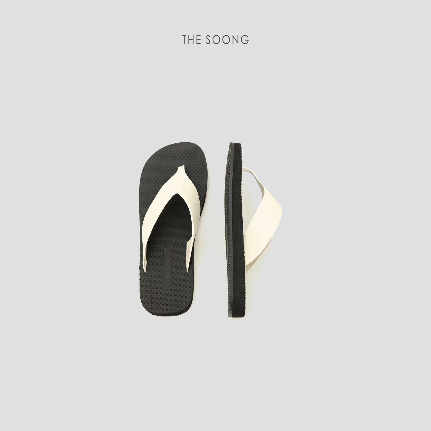 THESOONG/Vacation Style, Anti-Slip Thick-Sole Height-Enhancing Herringbone Flip Flop Sandals 8880