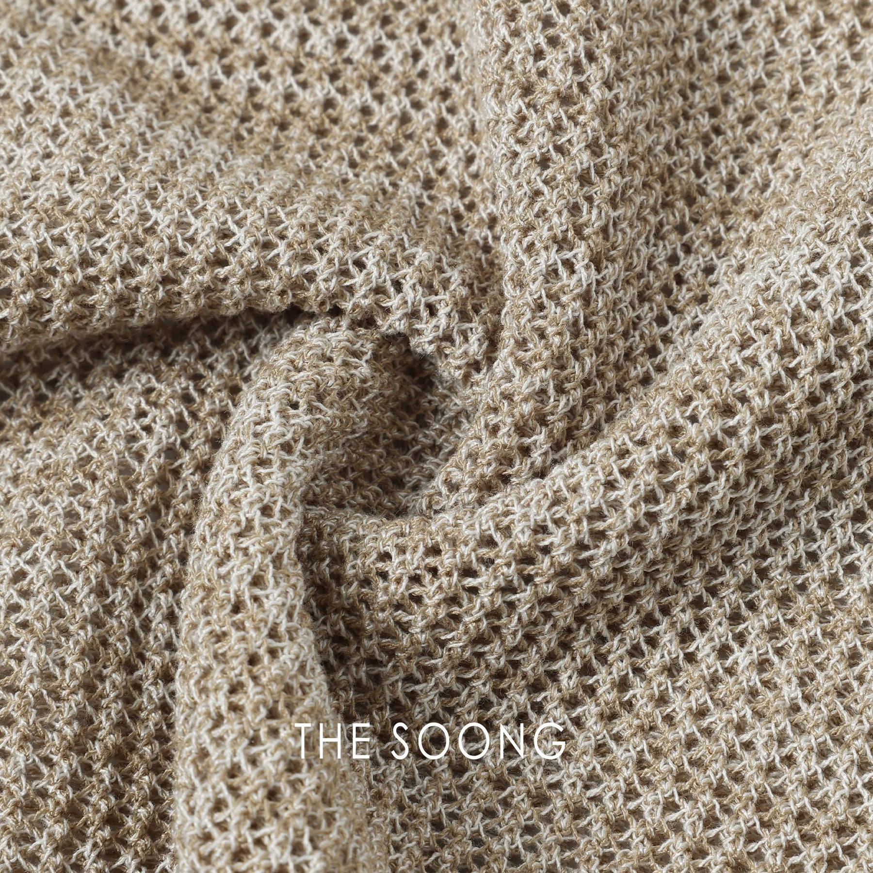 THESOONG / Vacation Dress Summer Heavy-duty Woven Yarn Breathable Dry-knit Sleeveless Dress 7059