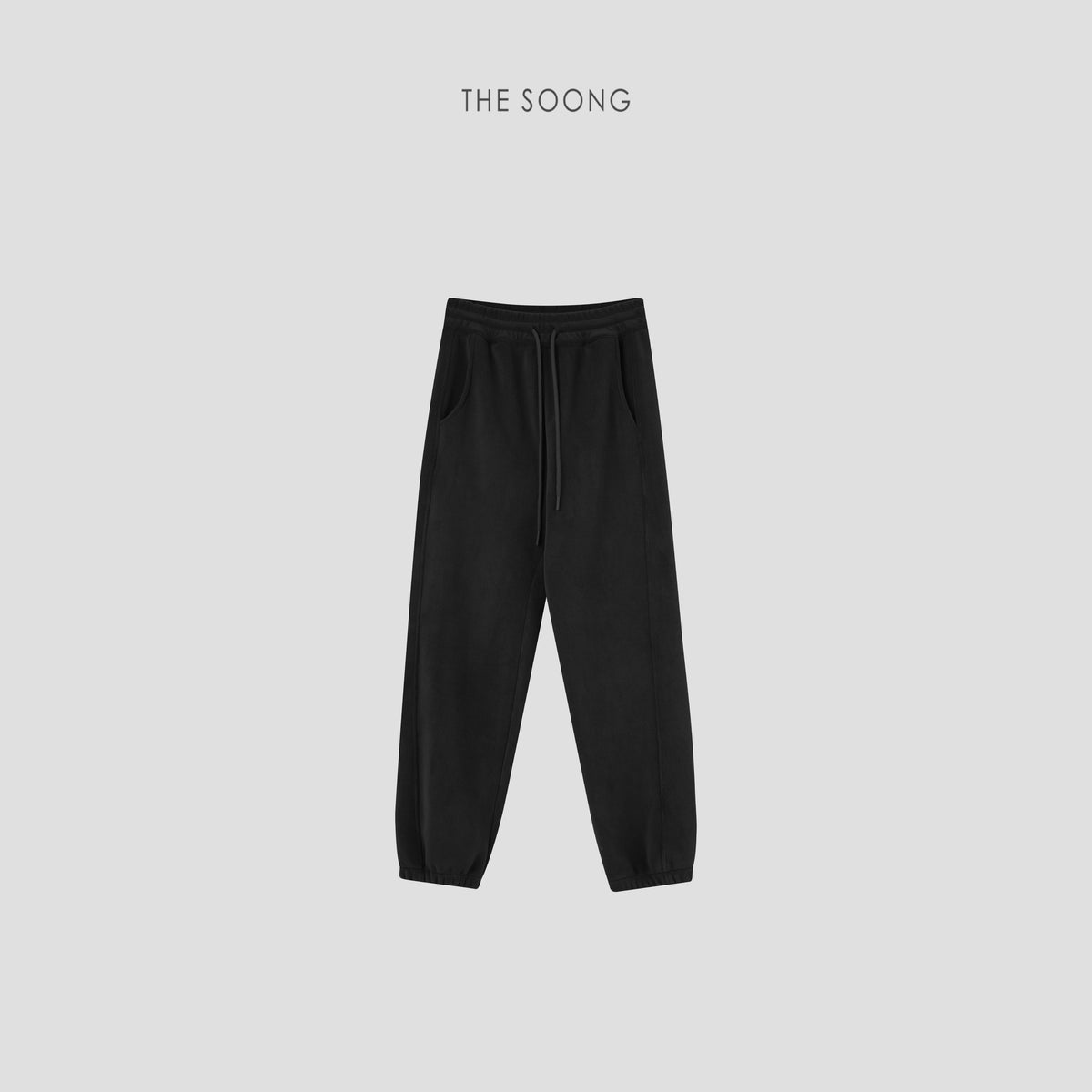 THESOONG/Warm Ocean Oats Fleece High Elastic Thickened Cocoon-Shaped Elastic Mid-Waist Casual Pants for Women 5950