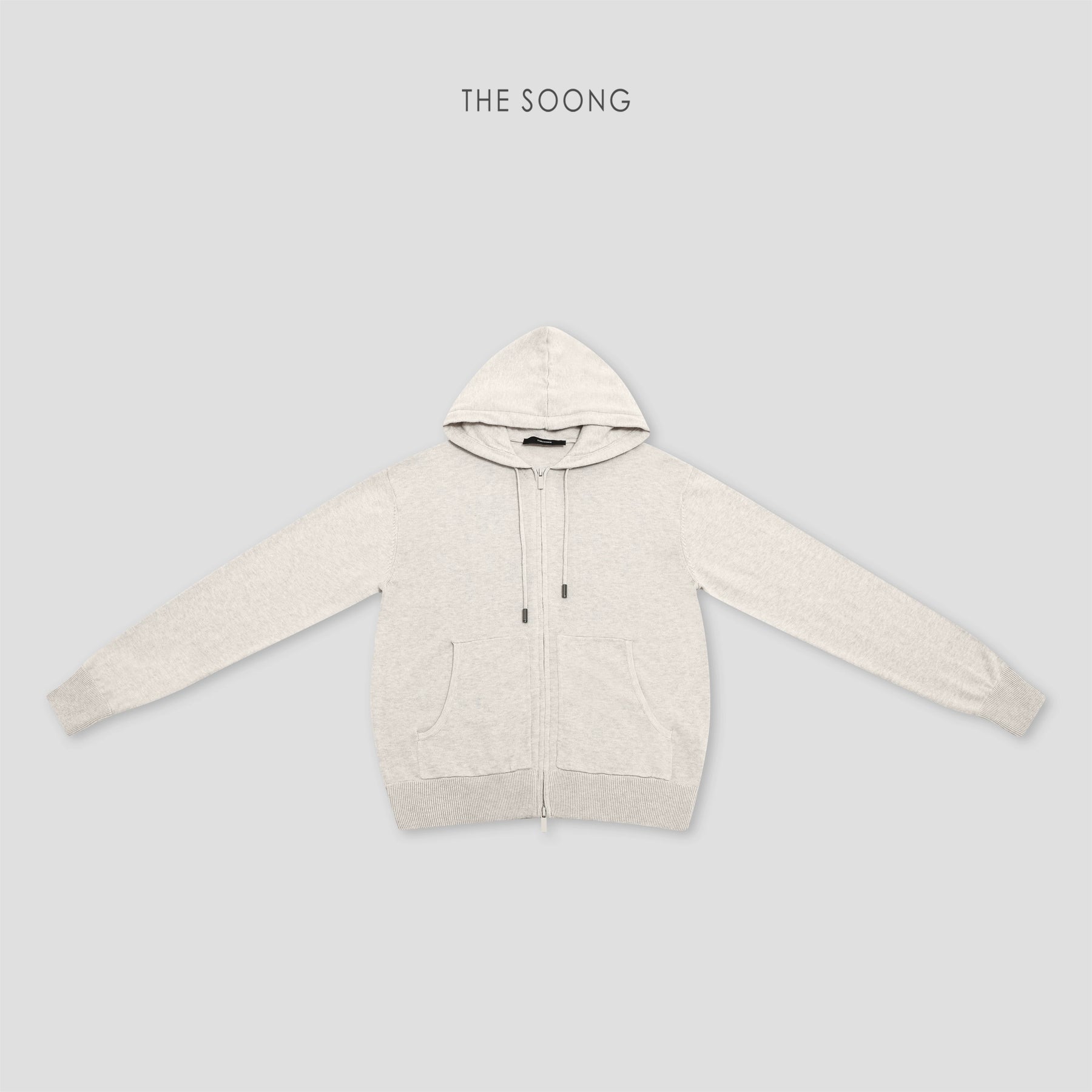 THESOONG/Spring New Simple Commuting Sweatshirt Jacket for Women Cardigan with Pockets Thin HBMY8403