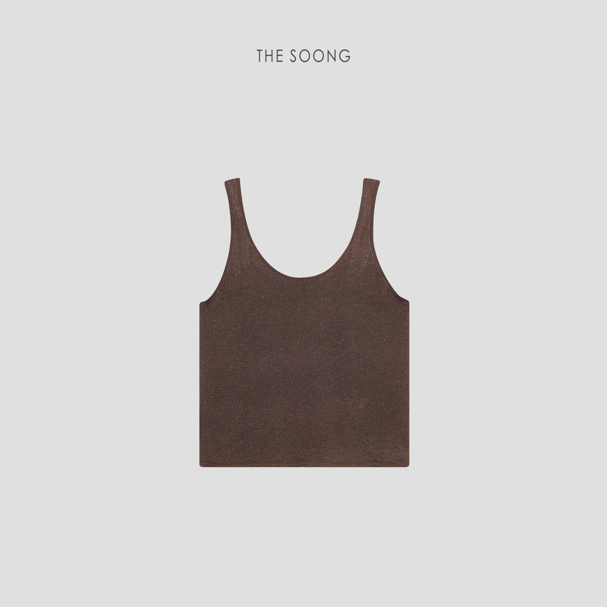 THESOONG/Summer Versatile Sleeveless Low-Neck Vest Top Women's Inner Short Tummy-Covering HBMY7415