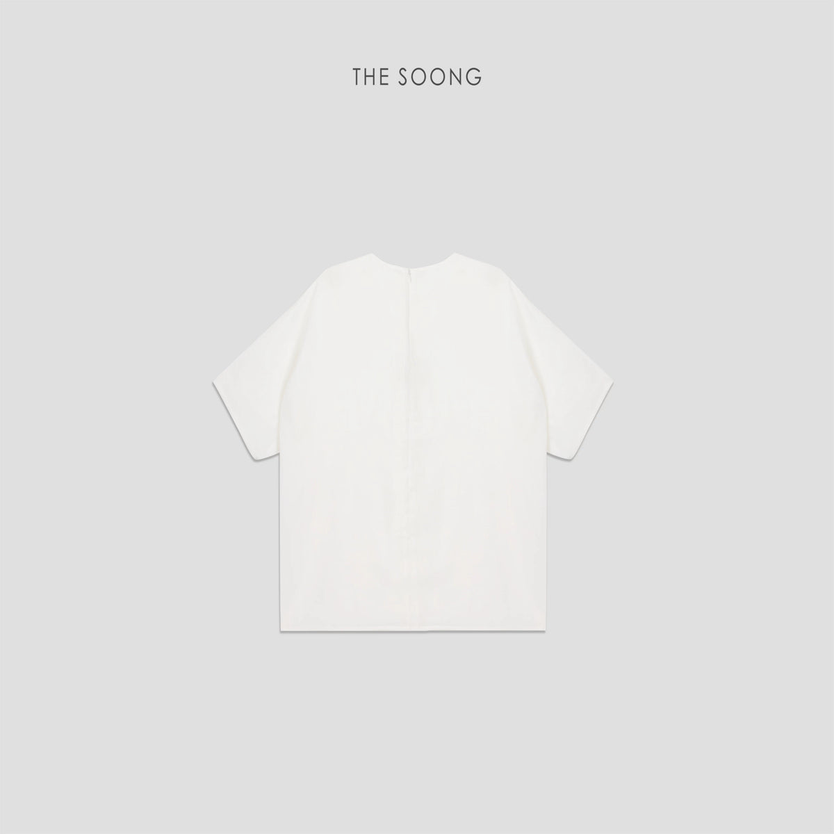THESOONG/"Cool Breeze Feel" Twill Small Mesh High-Count Textured Linen Breathable Loose Short-Sleeve T-Shirt 9441