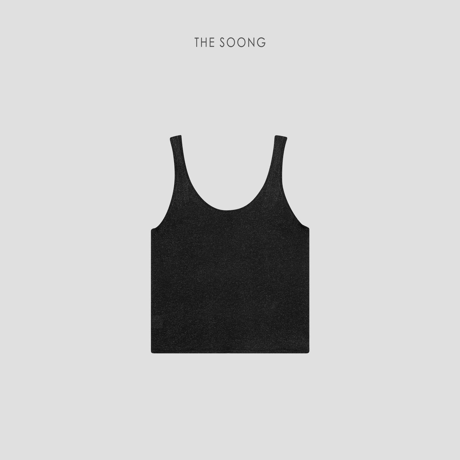 THESOONG/Summer Versatile Sleeveless Low-Neck Vest Top Women's Inner Short Tummy-Covering HBMY7415