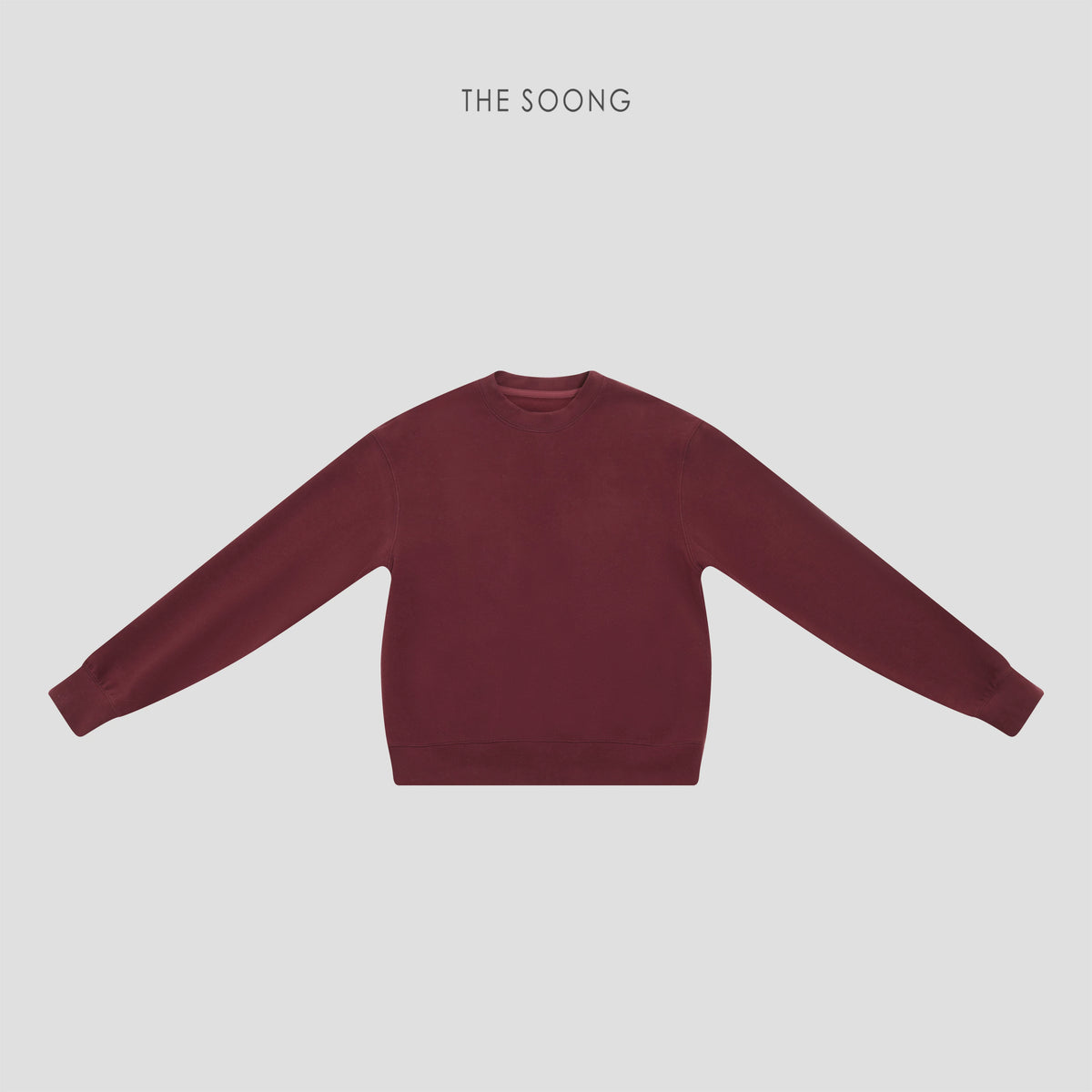 THESOONG/Autumn/Winter New Minimalist Style Tencel Wool Blend Round Neck Casual Pullover Sweatshirt for Women 8245