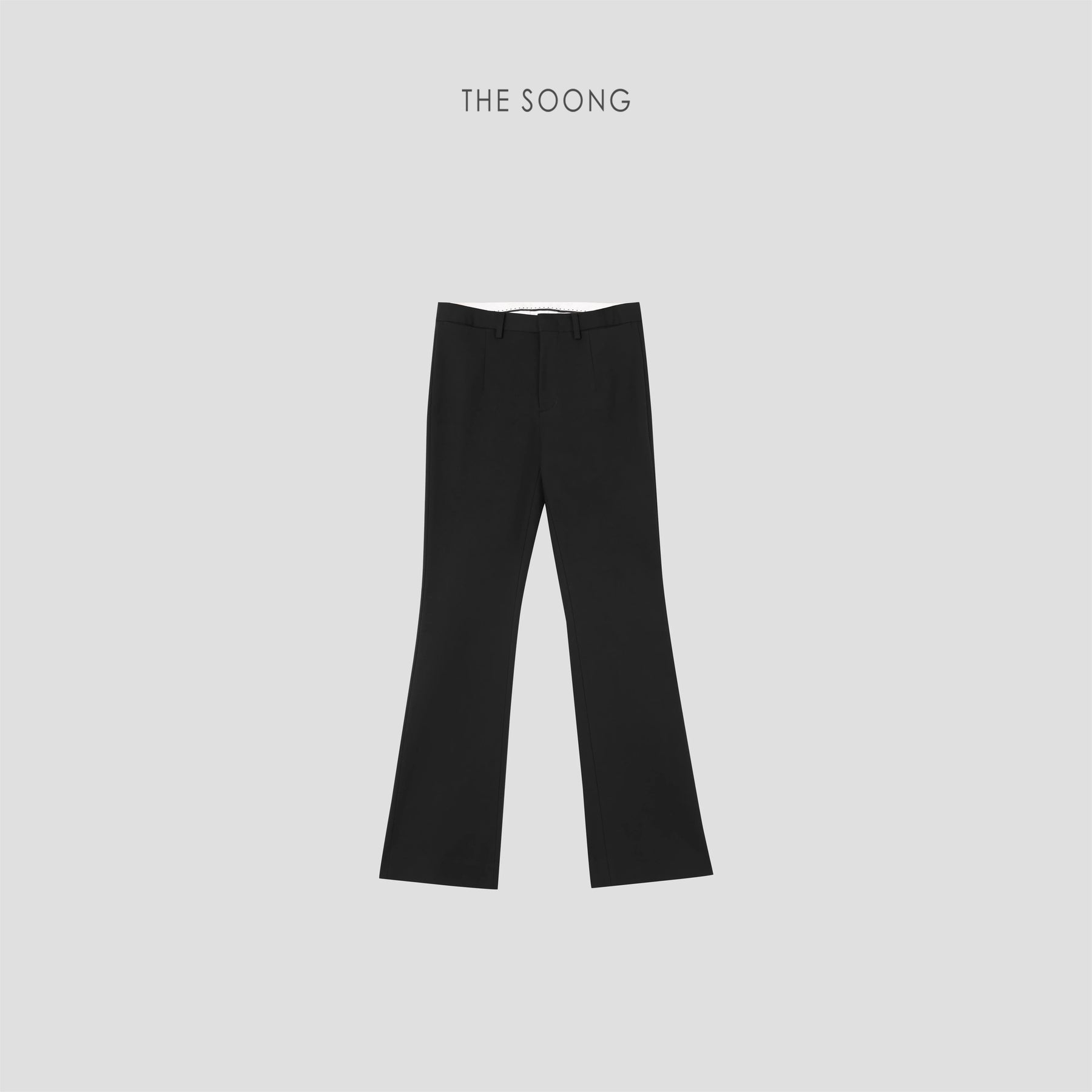 THESOONG/Barbie Little Black Pants Shaping Hip Lifting Slightly Elastic Structured High-Density Tailored Casual Pants 9395