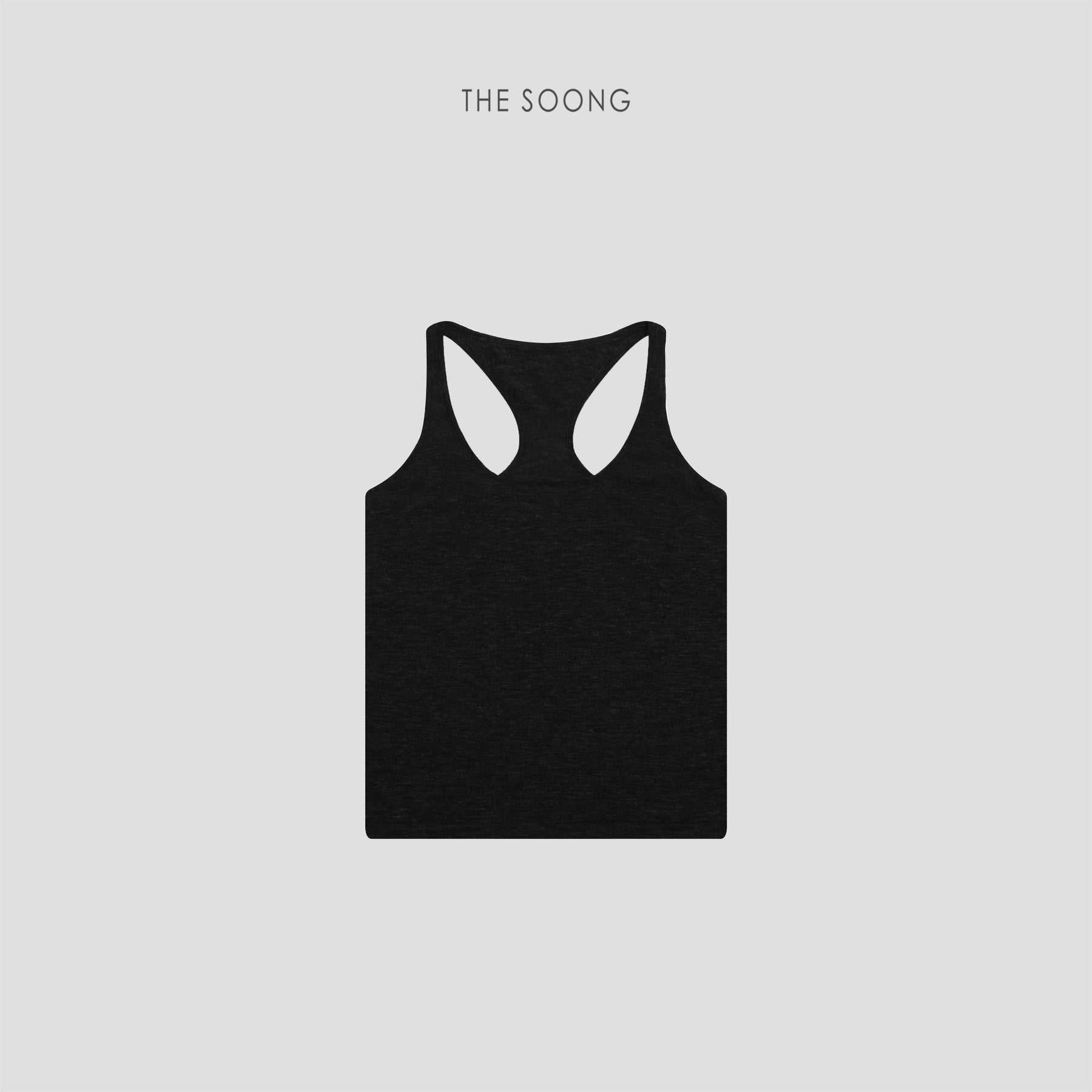 THESOONG / Tank Top 48 Fine Wool Linen Sleeveless Slim Racerback Tank Top for Women 8498