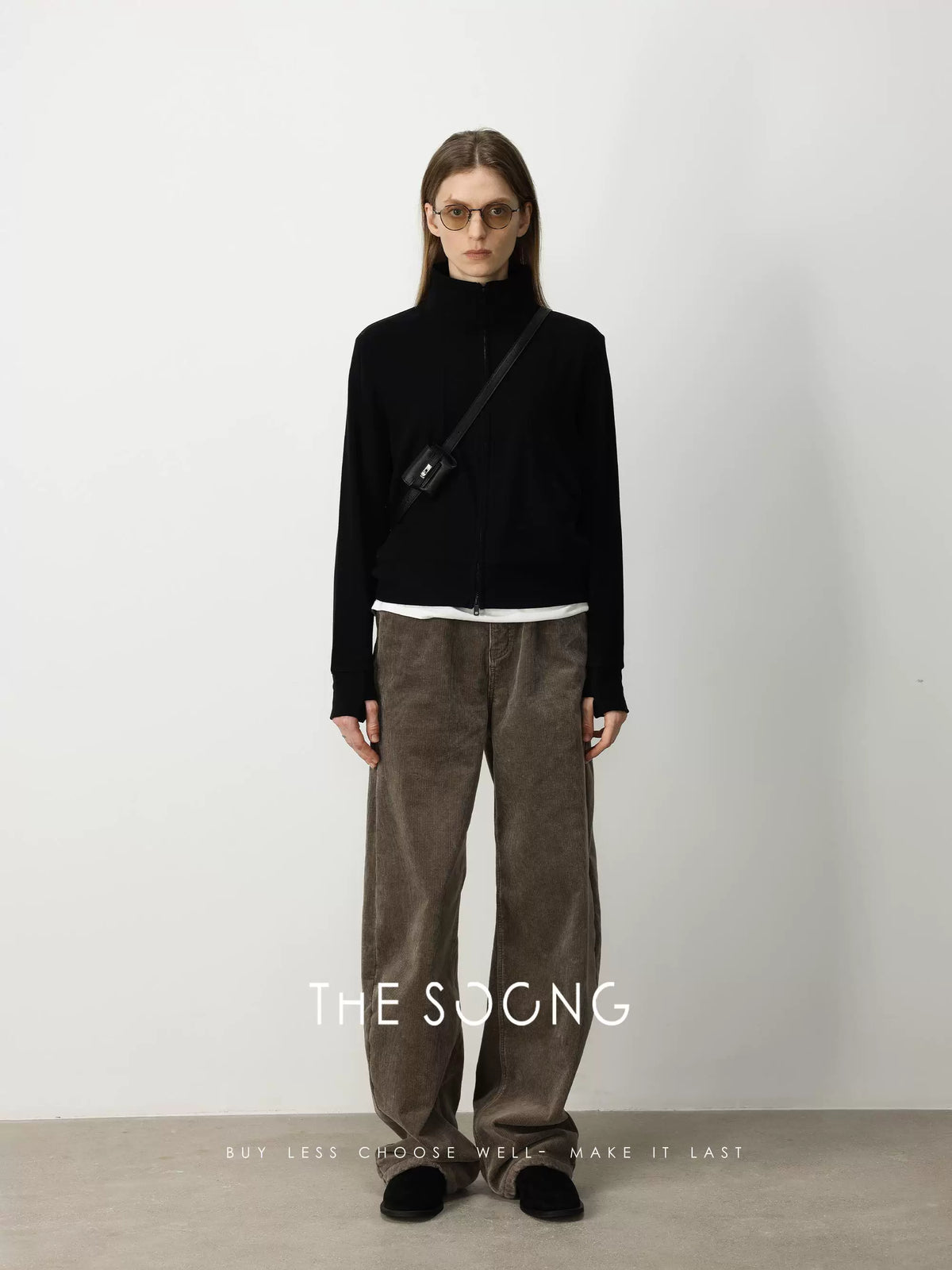 THESOONG / German Velvet Cardigan Sweatshirt Merino Wool Blend Thermal Fleece 2026 Autumn Small Jacket for Women