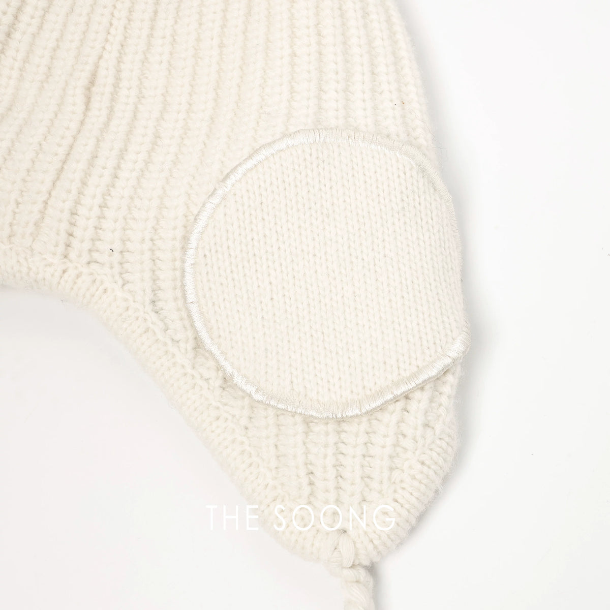 THESOONG/100% pure wool autumn and winter versatile warm and fluffy structured women's knit hat 8172