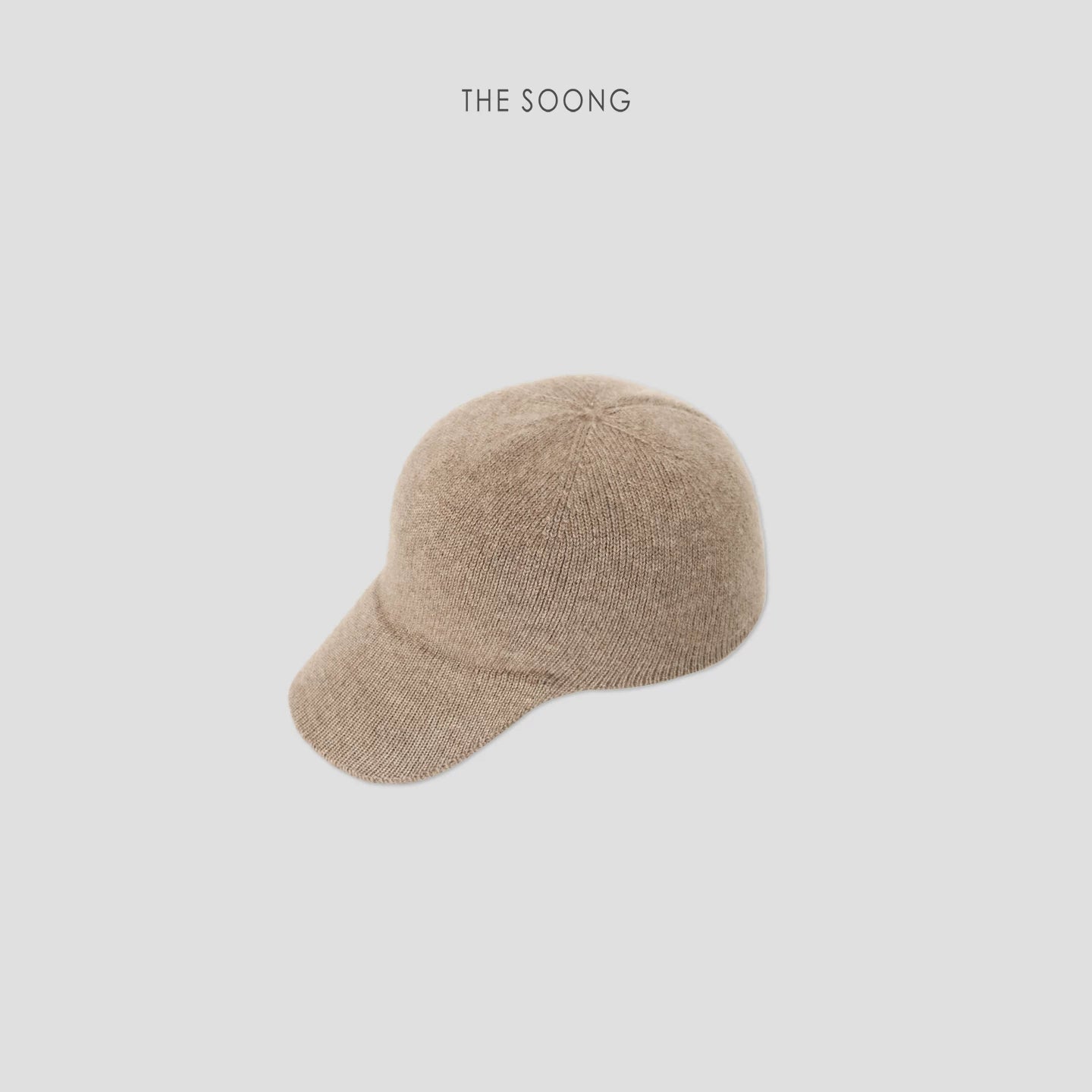 THESOONG/Alashan Chifeng Cashmere Fine High-Density Stretch Silk Knit Warm Women's Newsboy Cap 7845