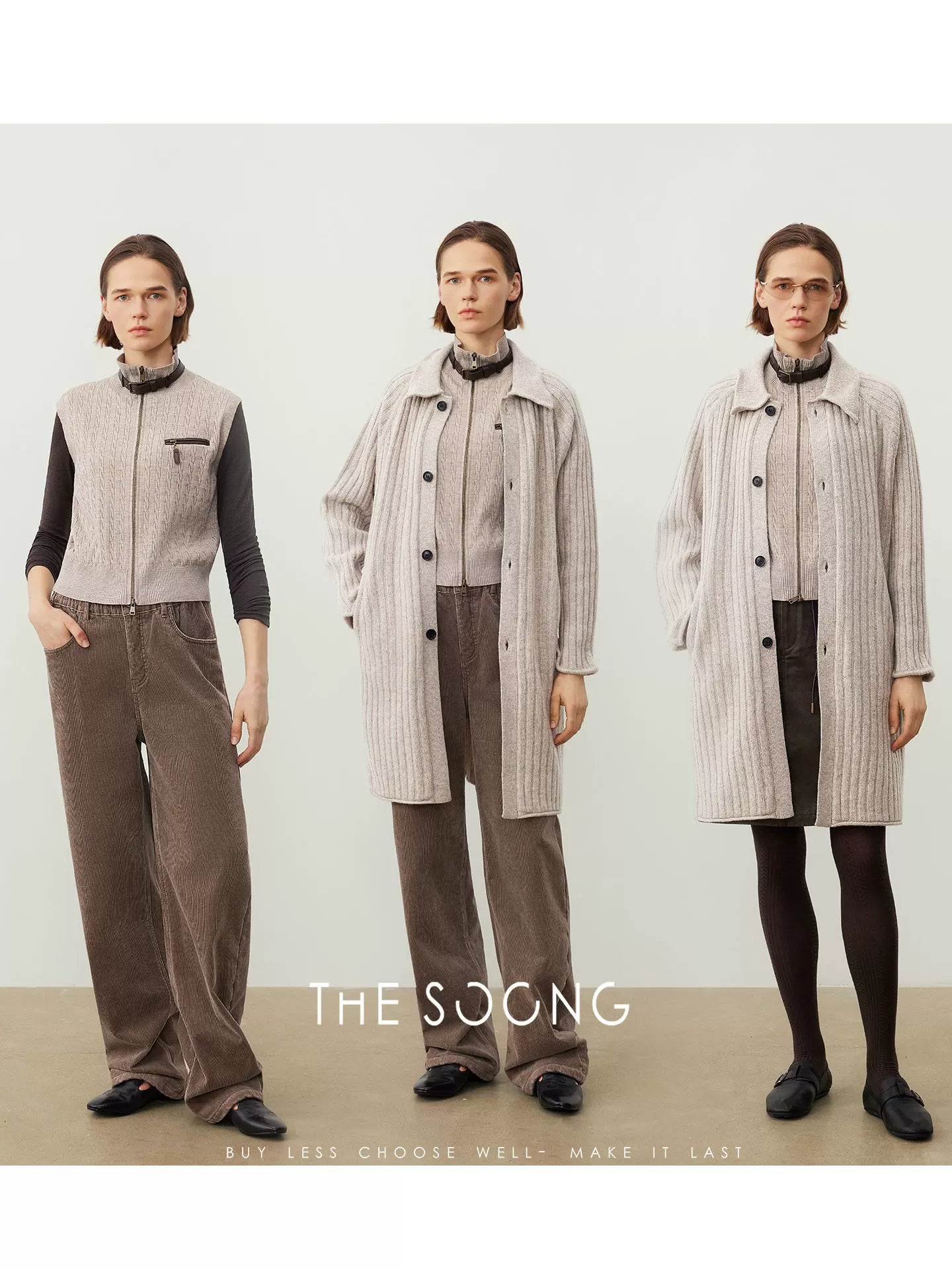 THESOONG/ 100% wool vest for women, autumn outerwear, fashionable stylish knit HWMJ7667