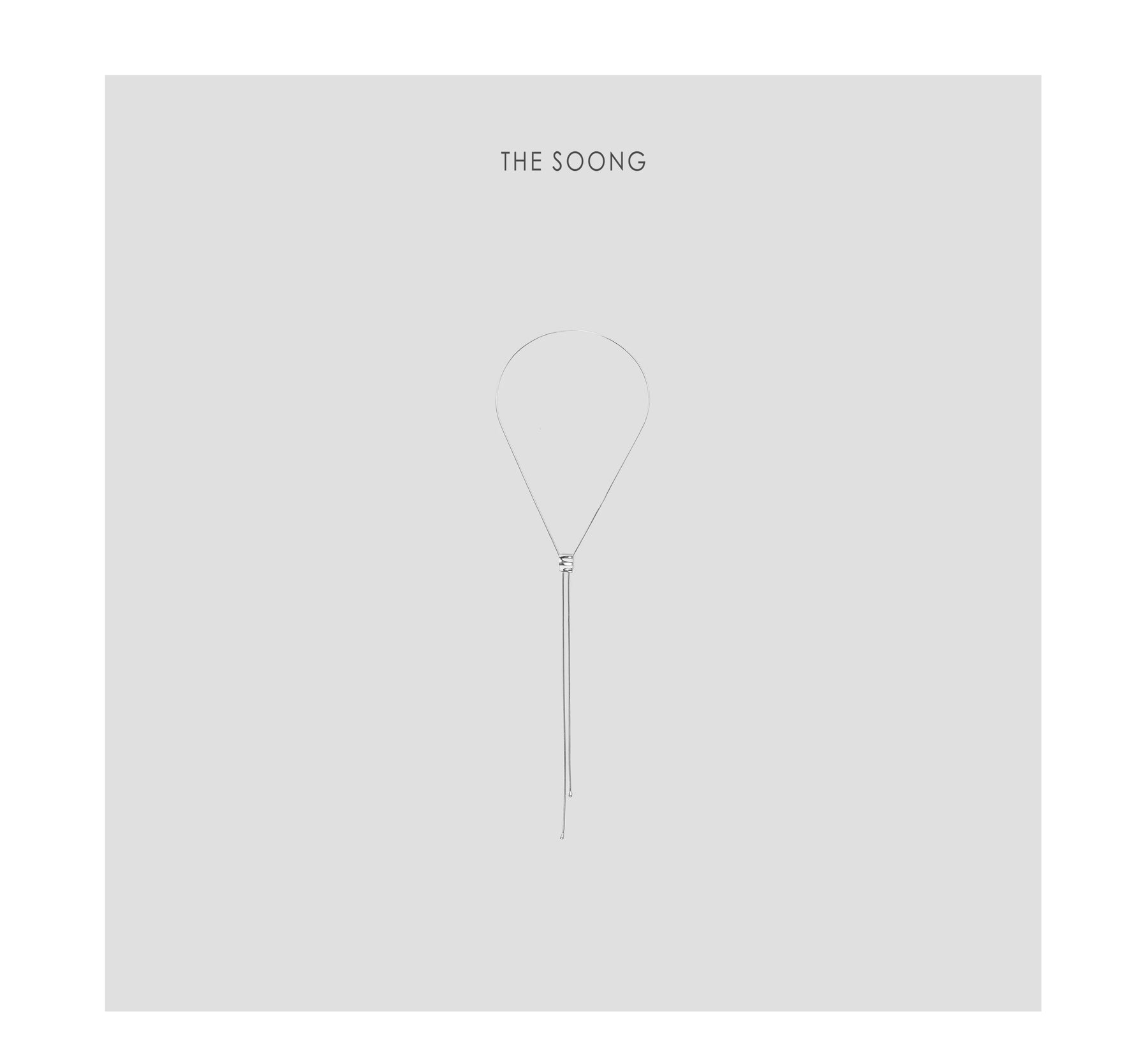 THESOONG/Minimalist Handmade Smooth Streamlined Pendant Necklace 7308
