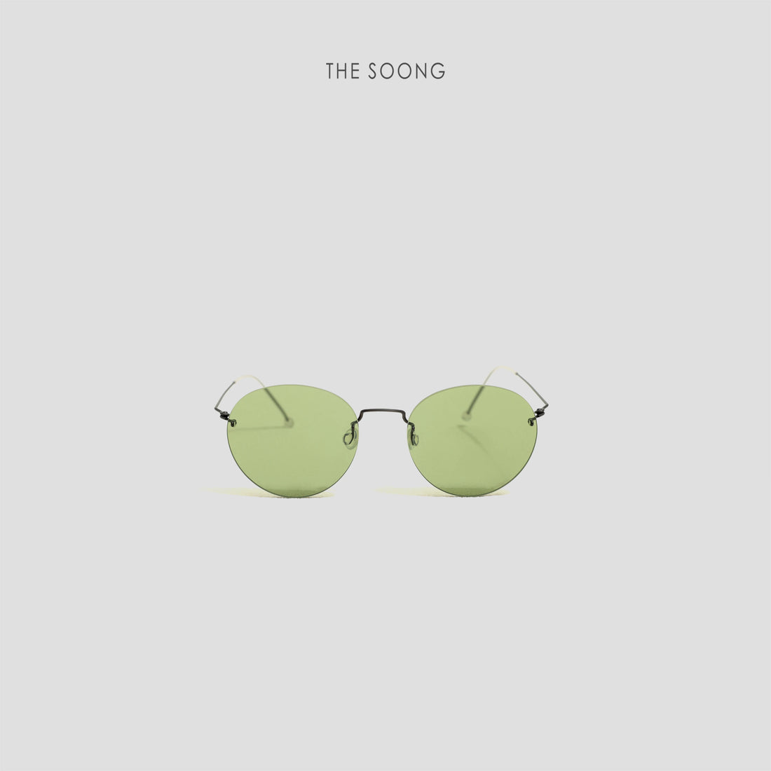 THESOONG/ 'Green Film Glasses' Ultra-light Titanium Flexible Memory Frame Versatile Blue Light Blocking Glasses 7611