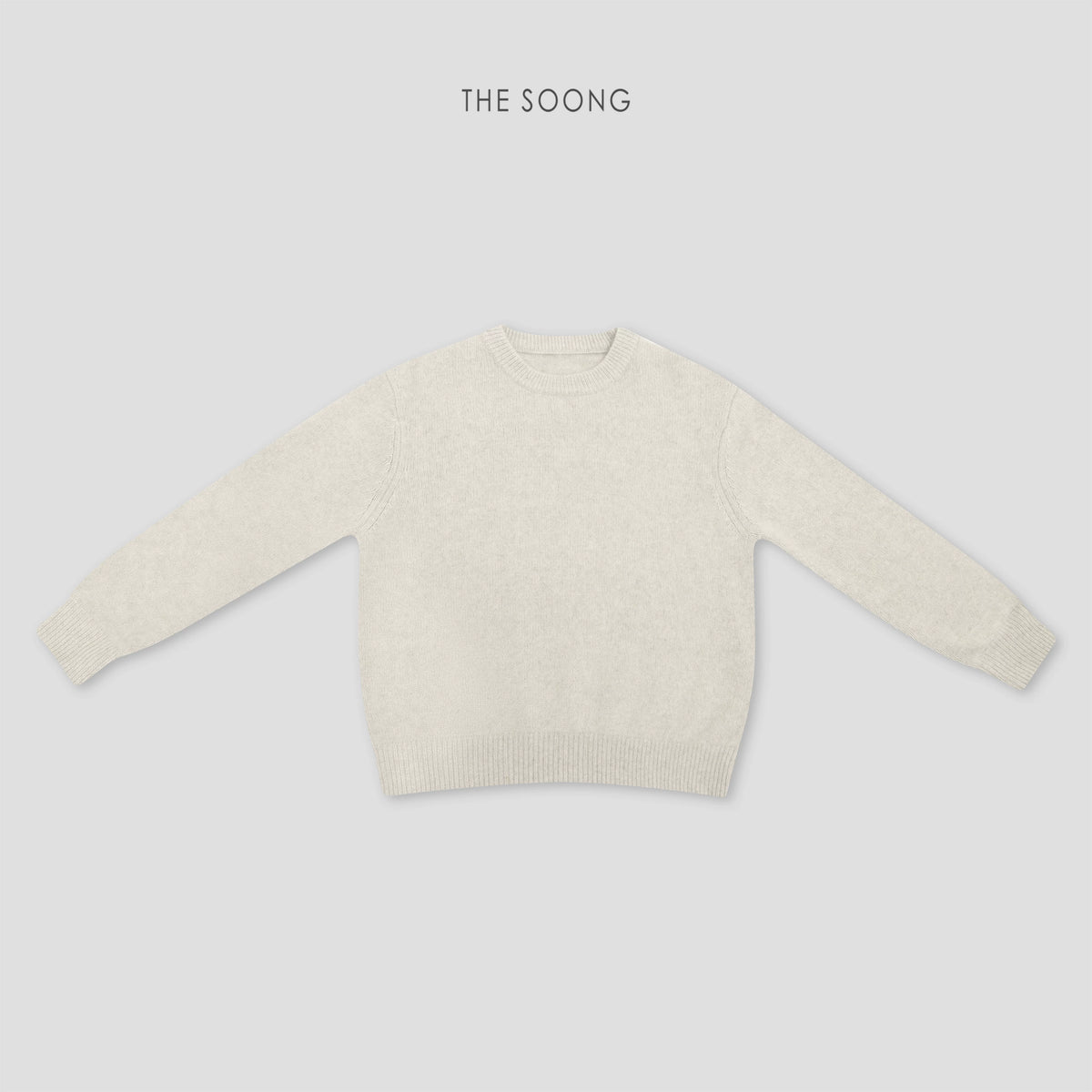THESOONG/Wool Thin Sweater for Women, Crew Neck Autumn/Winter High-End Inner Layer, Can Be Worn Outerwear Petite 8475