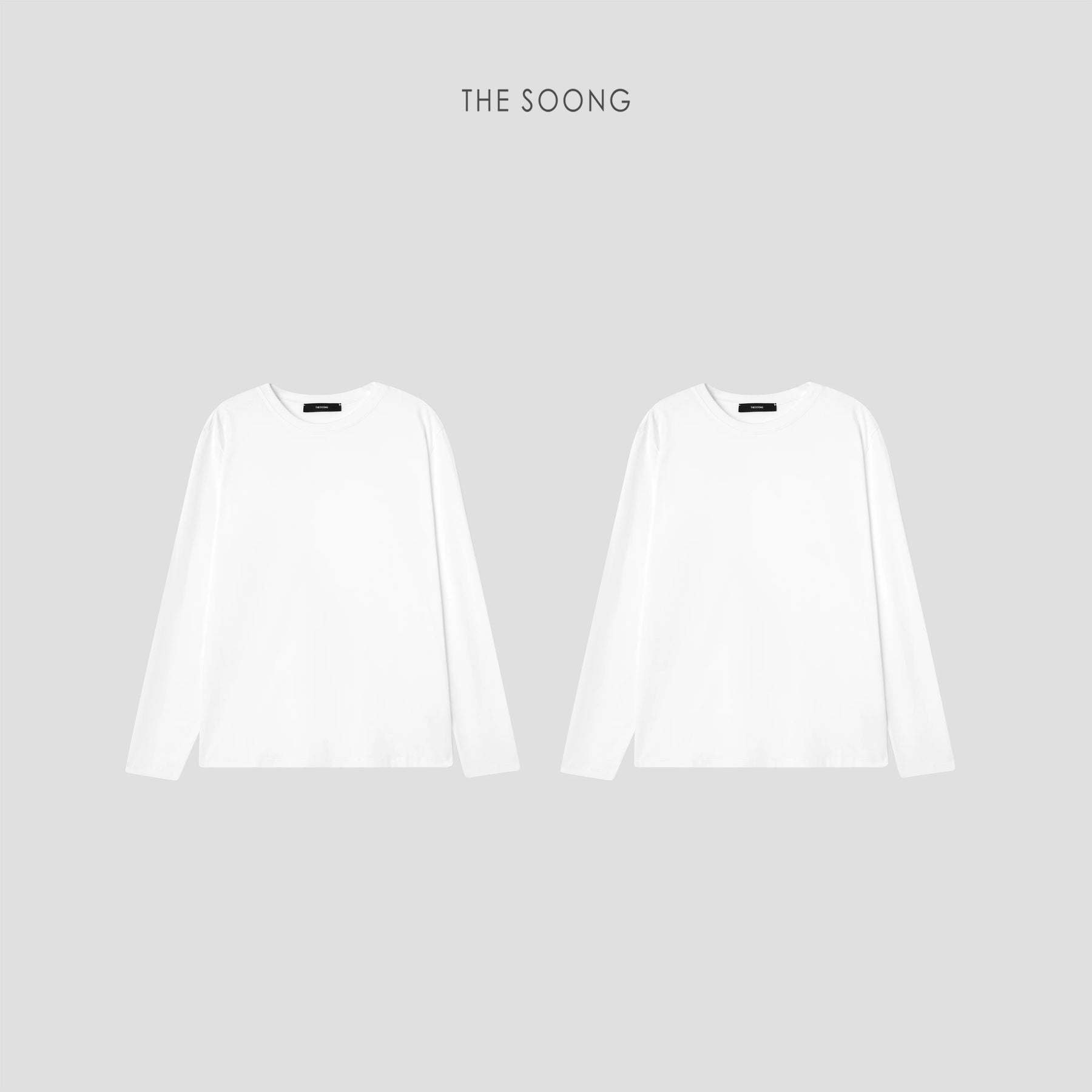 THESOONG / Paris T-Shirt High-End Custom High-Density Cotton Skin-Friendly White Long Sleeve Base Shirt for Women 7592