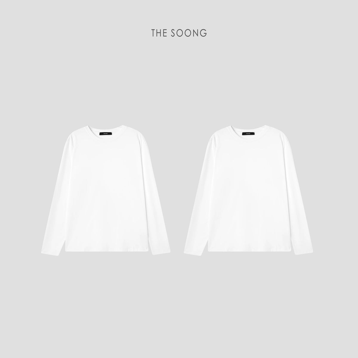 THESOONG / Paris T-Shirt High-End Custom High-Density Cotton Skin-Friendly White Long Sleeve Base Shirt for Women 7592