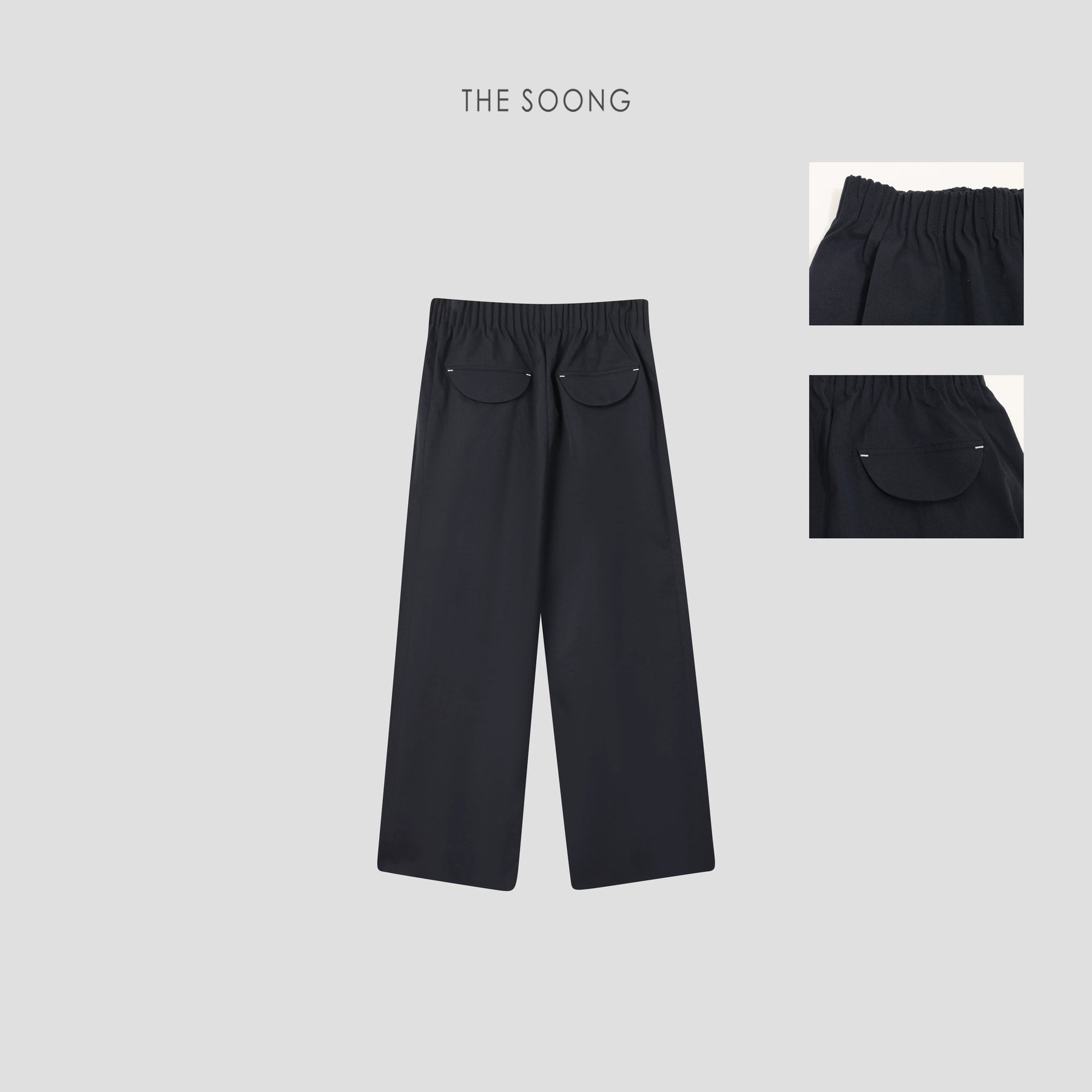 THESOONG/Minimalist Sun-Protective Pants Ultra-Light Cool Outdoor Elastic Waist Straight Sun-Protective Casual Pants 8845